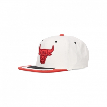 cappellino visiera piatta uomo nba day 4 snapback chibul WHITE/RED