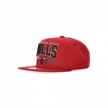 cappellino visiera piatta uomo nba champ stack hwc chibul RED