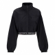 giacca a vento corta donna w crop taping windbreaker BLACK