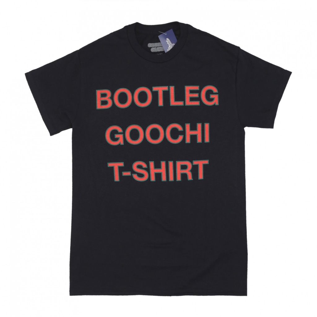 maglietta uomo secret club bootleg goochi tee BLACK