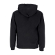 felpa cappuccio uomo secret club no snitches hoodie BLACK