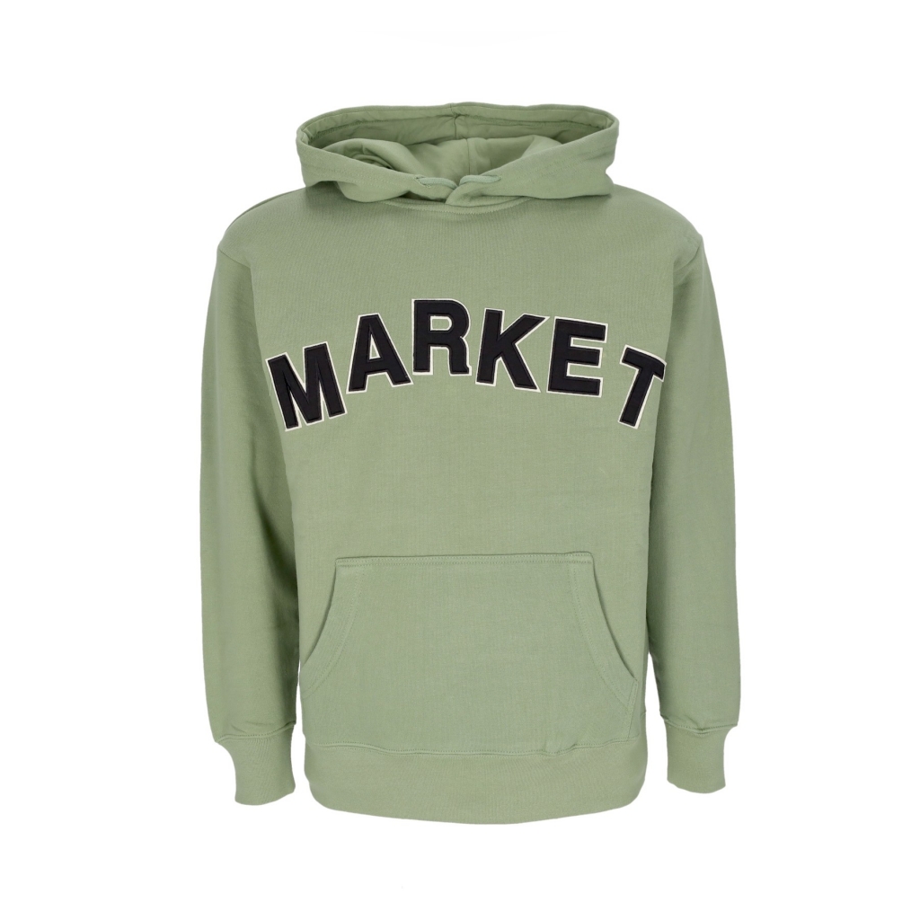 felpa cappuccio uomo community garden hoodie BASIL