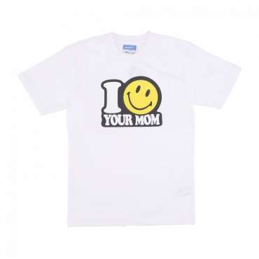 maglietta uomo your mom tee x smiley WHITE