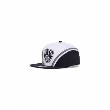 cappellino visiera piatta uomo nba overhead snapback bronet WHITE/ORIGINAL TEAM COLORS