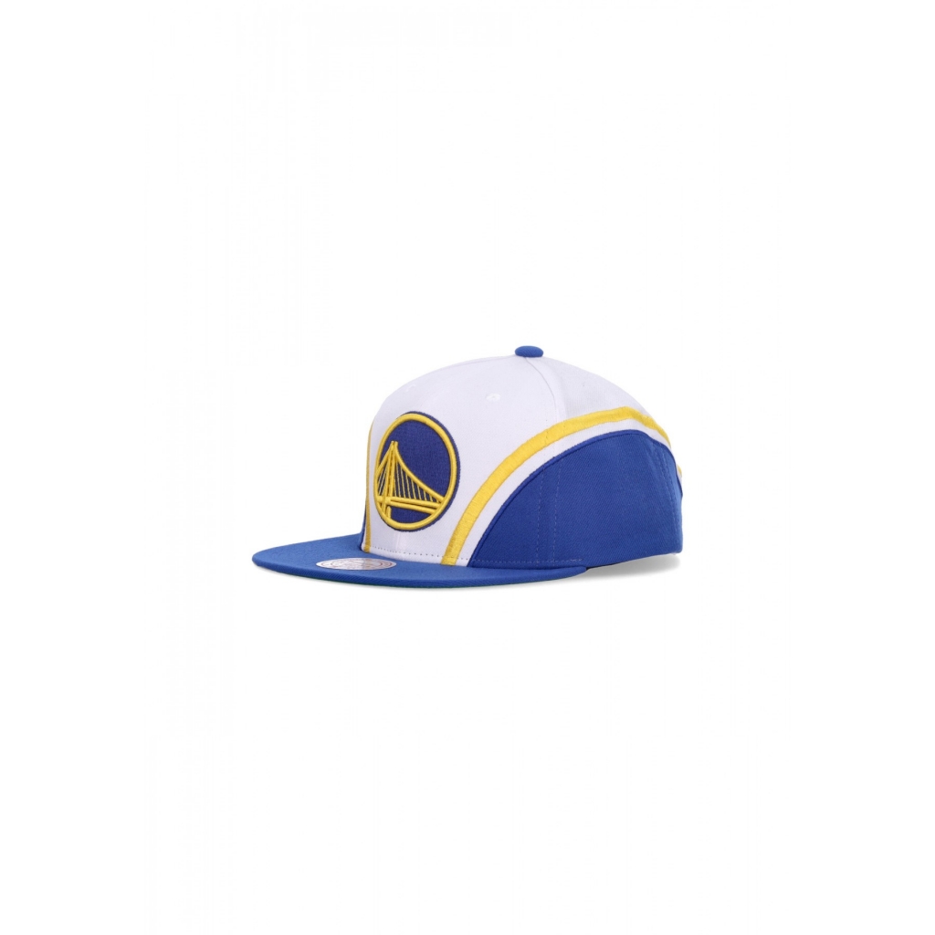 cappellino visiera piatta uomo nba overhead snapback golwar WHITE/ORIGINAL TEAM COLORS