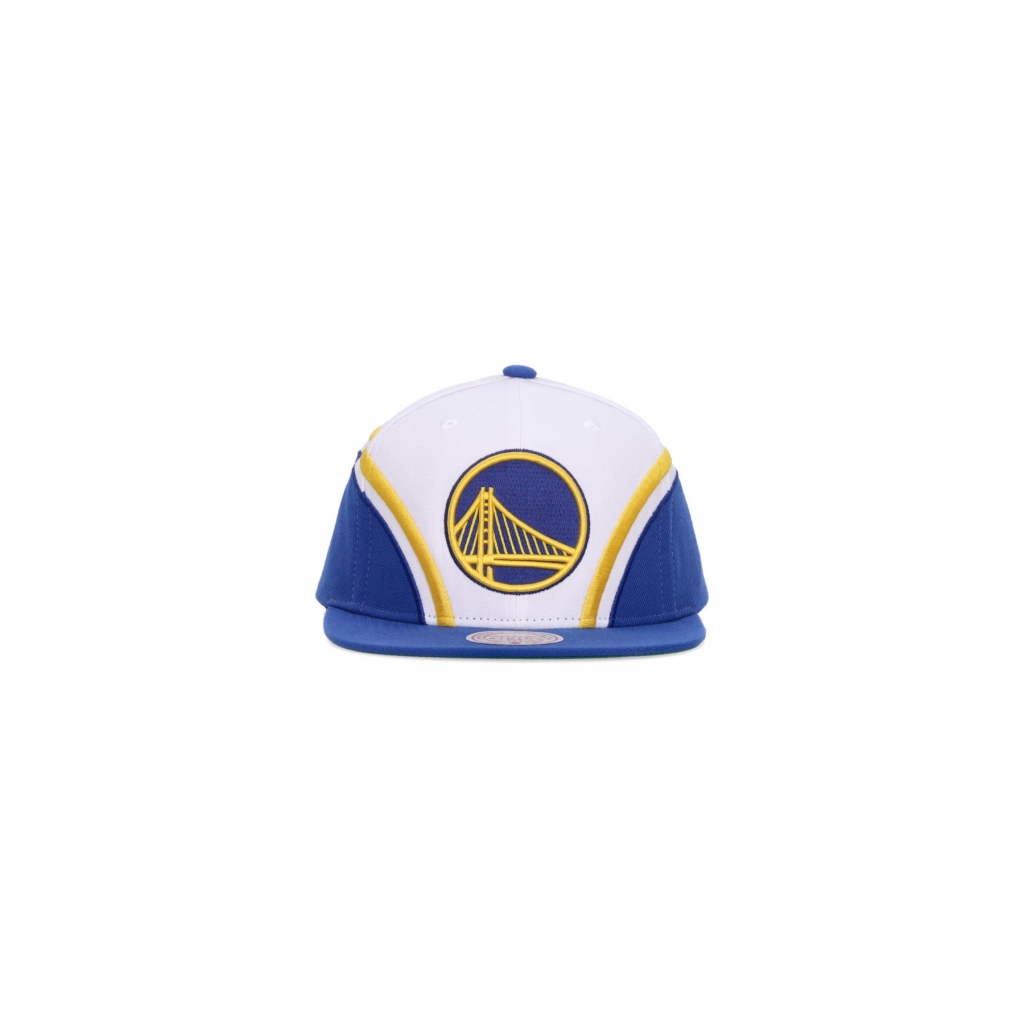 cappellino visiera piatta uomo nba overhead snapback golwar WHITE/ORIGINAL TEAM COLORS