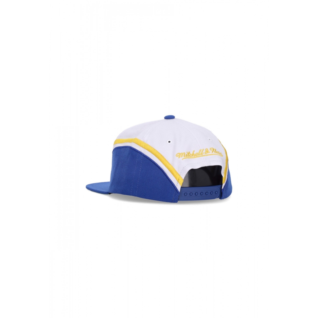 cappellino visiera piatta uomo nba overhead snapback golwar WHITE/ORIGINAL TEAM COLORS