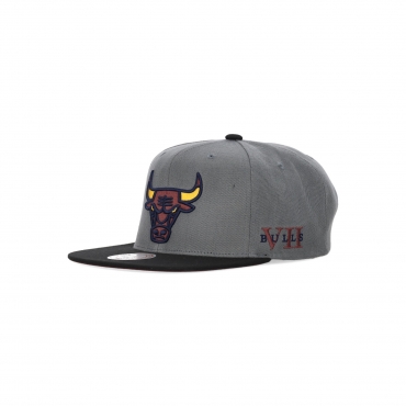 cappellino visiera piatta uomo nba core vii snapback chibul GREY/BLACK