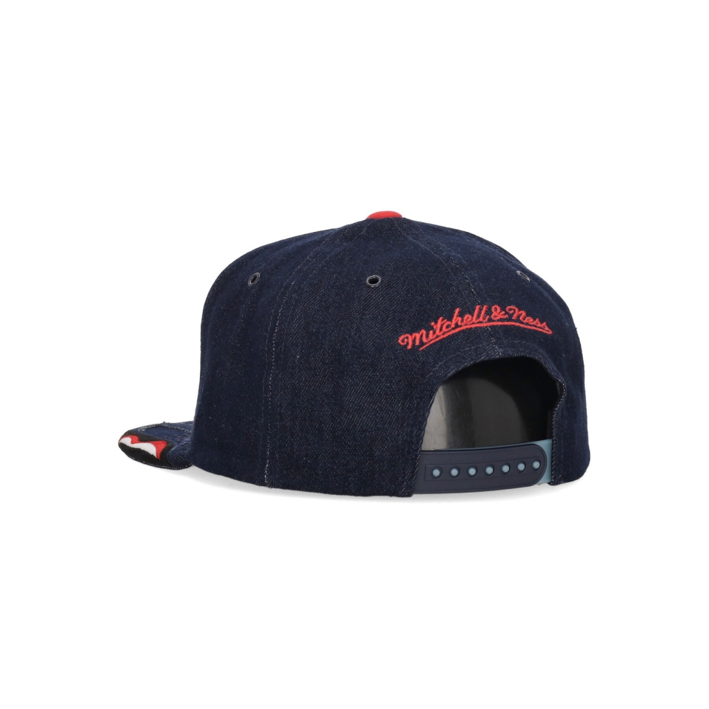 cappellino visiera piatta uomo nba day 6 snapback chibul NAVY