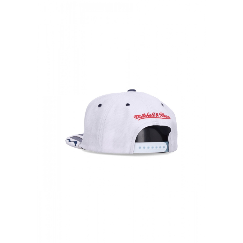 cappellino visiera piatta uomo nba day 6 snapback chibul WHITE/NAVY