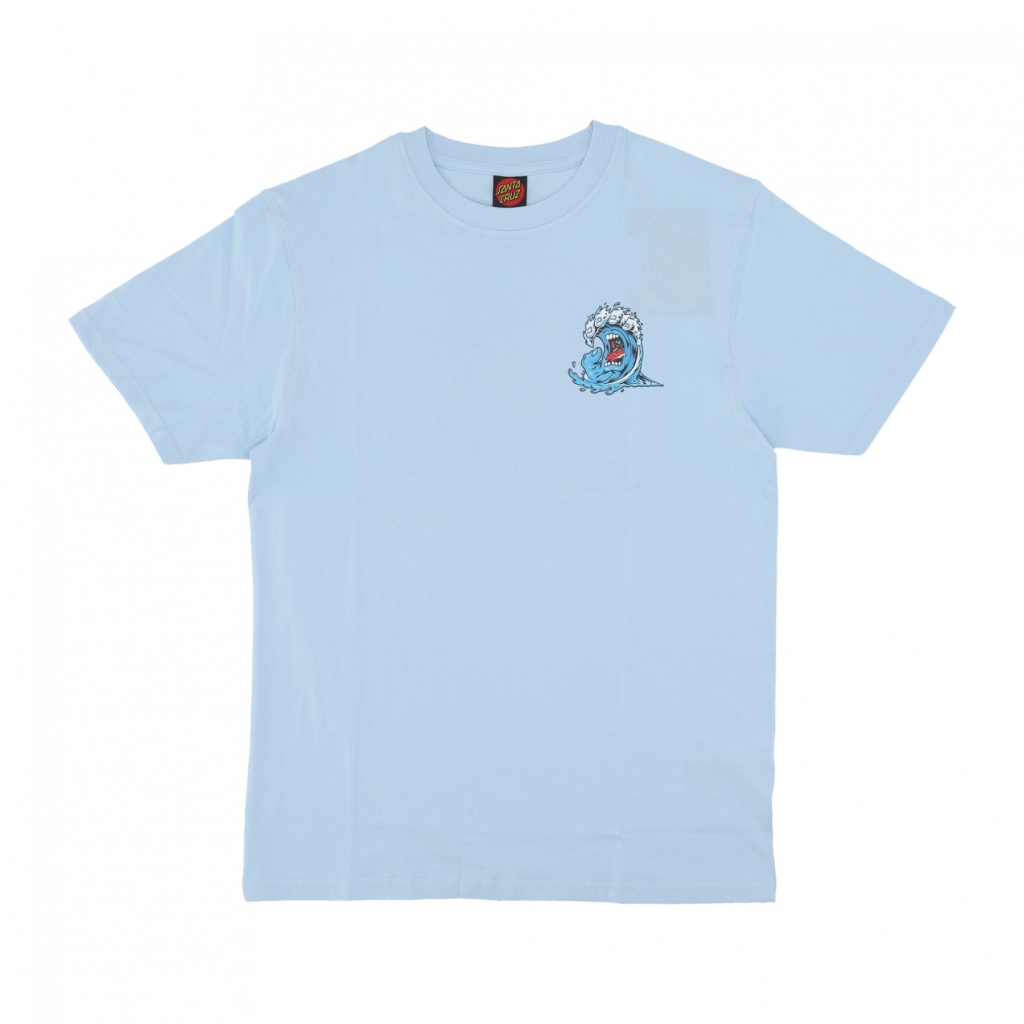 maglietta uomo screaming wave tee SKY BLUE