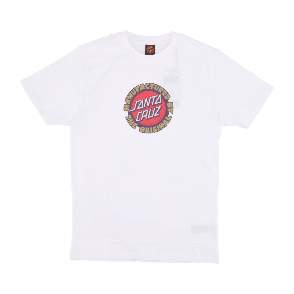 maglietta uomo speed mfg dot front tee WHITE