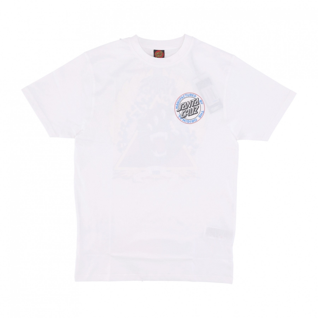 maglietta uomo natas screaming panther tee WHITE