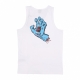 canotta uomo screaming hand vest WHITE