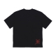 maglietta uomo snake  skull fire tee BLACK