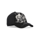 cappellino visiera curva uomo mono giant dragon twill front mesh trucker BLACK/BLACK