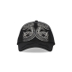 cappellino visiera curva uomo duo black snake twill front mesh trucker BLACK/BLACK