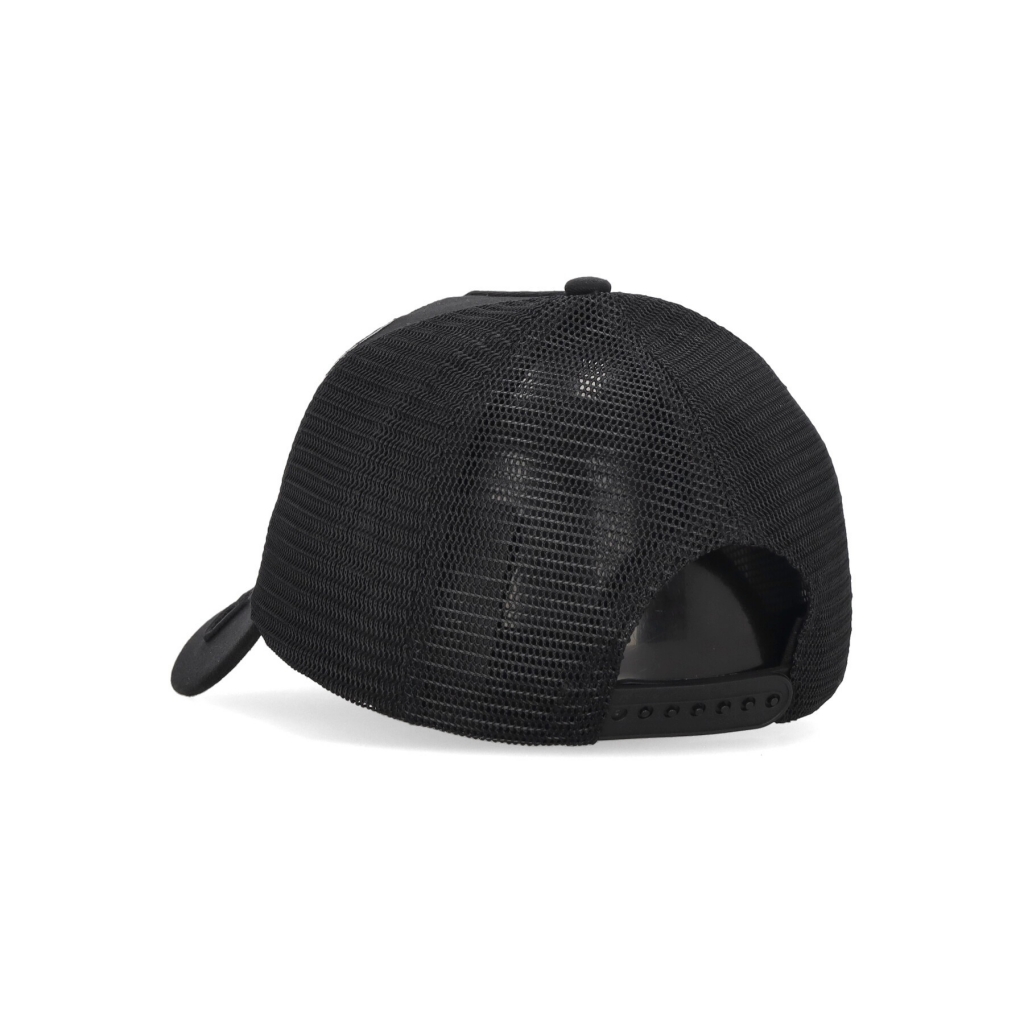 cappellino visiera curva uomo duo black snake twill front mesh trucker BLACK/BLACK