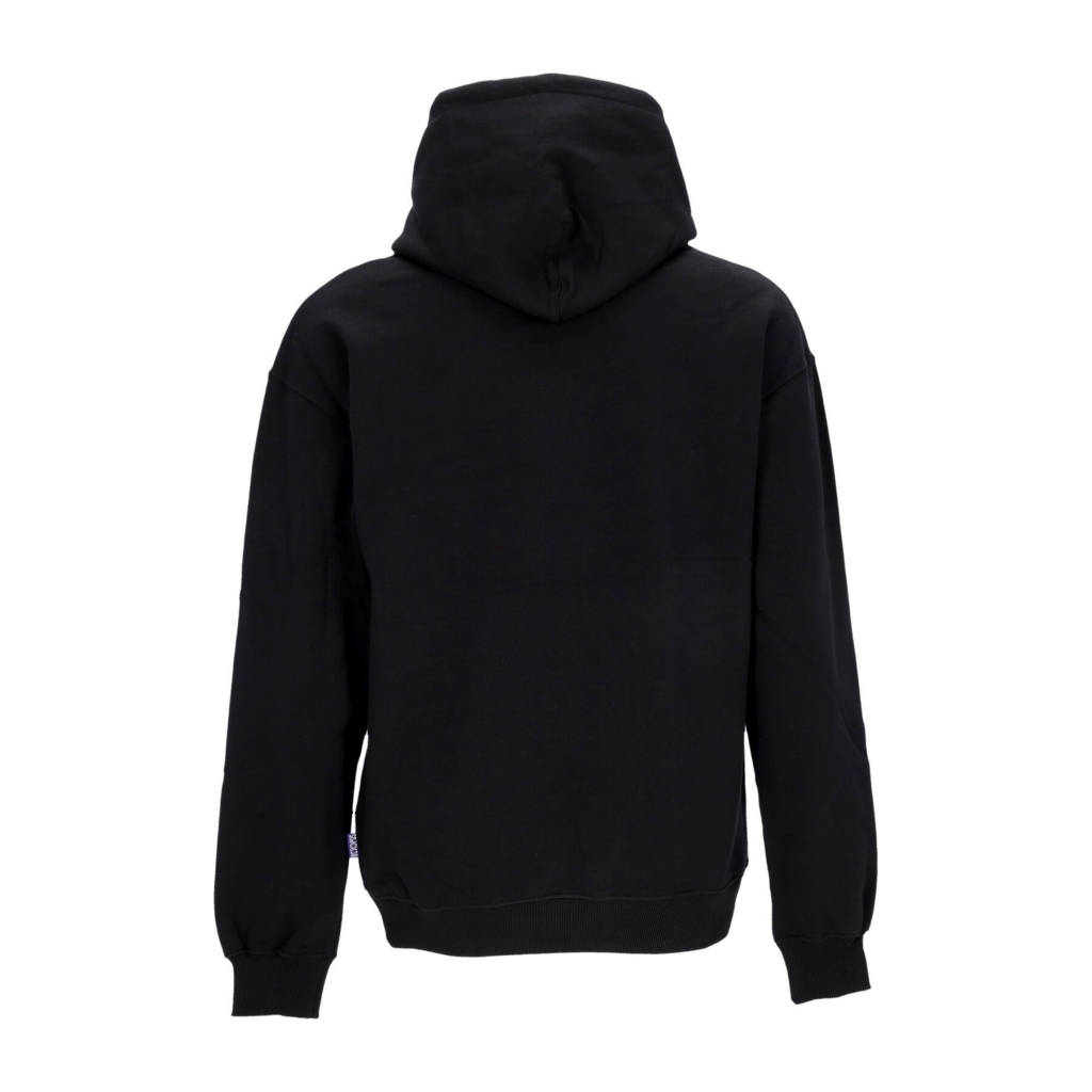 felpa leggera cappuccio uomo zebra idol hoodie BLACK