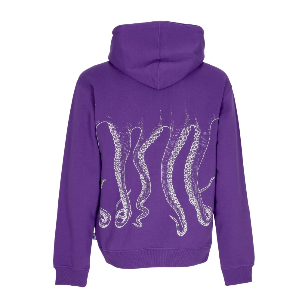 felpa leggera cappuccio uomo outline logo hoodie PURPLE