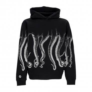 felpa leggera cappuccio uomo outline hoodie WHITE/BLACK