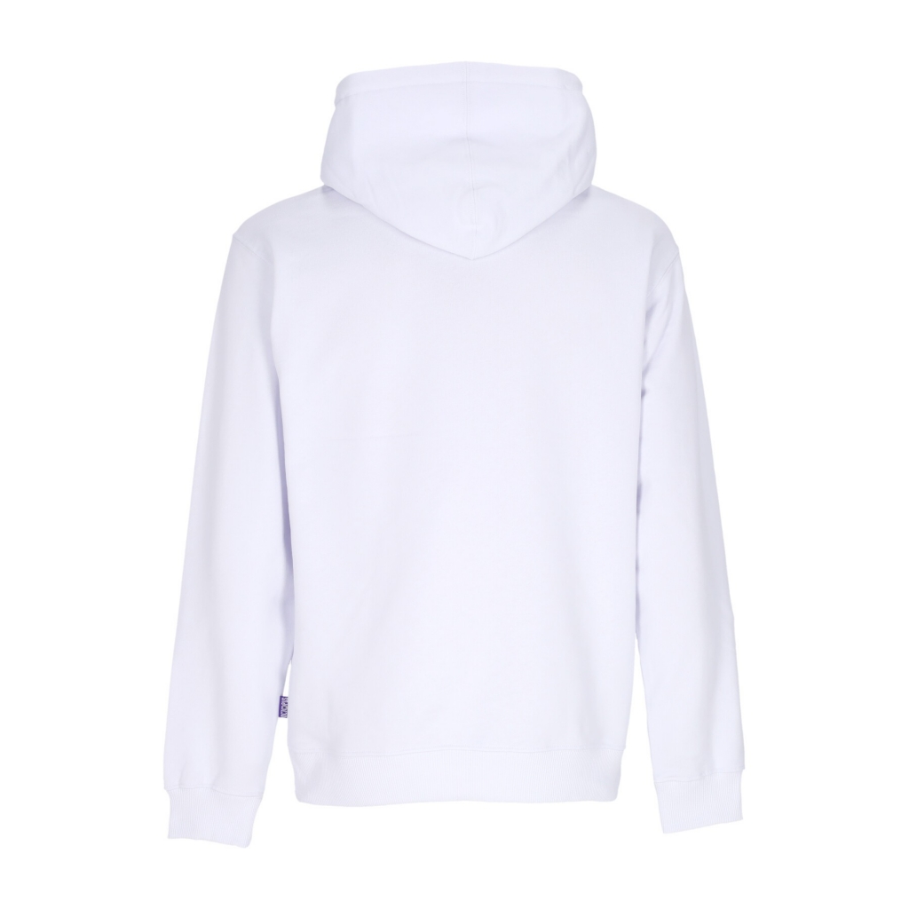 felpa leggera cappuccio uomo gas hoodie WHITE