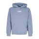 felpa leggera cappuccio uomo horses hoodie COUNTRY BLUE