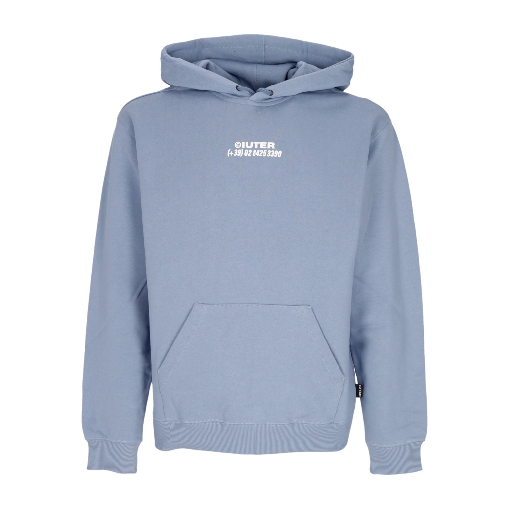 felpa leggera cappuccio uomo horses hoodie COUNTRY BLUE