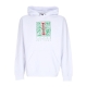 felpa leggera cappuccio uomo mediolanum hoodie WHITE