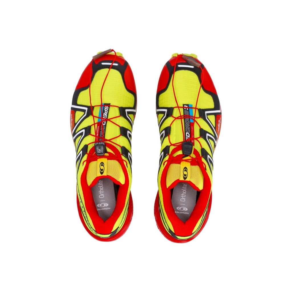 scarpa outdoor uomo speedcross 3 SULPHUR SPRING/HIGH RISK RED/BLACK