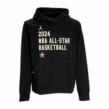 felpa cappuccio uomo nba dri fit fleece hoodie all star game BLACK