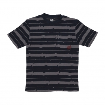 maglietta uomo fracture tee BLACK/GREY