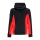 giacca tuta cappuccio uomo nba dri-fit showtime full-zip hoodie torrap BLACK/UNIVERSITY RED/WHITE