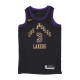 canotta basket uomo nba city edition 2023/24 dri-fit swingman jersey no 3 anthony davis loslak BLACK