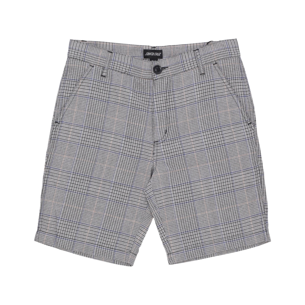 pantalone corto uomo academy short GREY CHECK