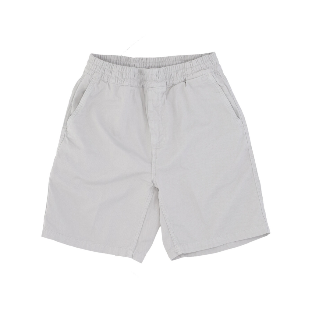 pantalone corto uomo flint short SONIC SILVER GARMENT DYED