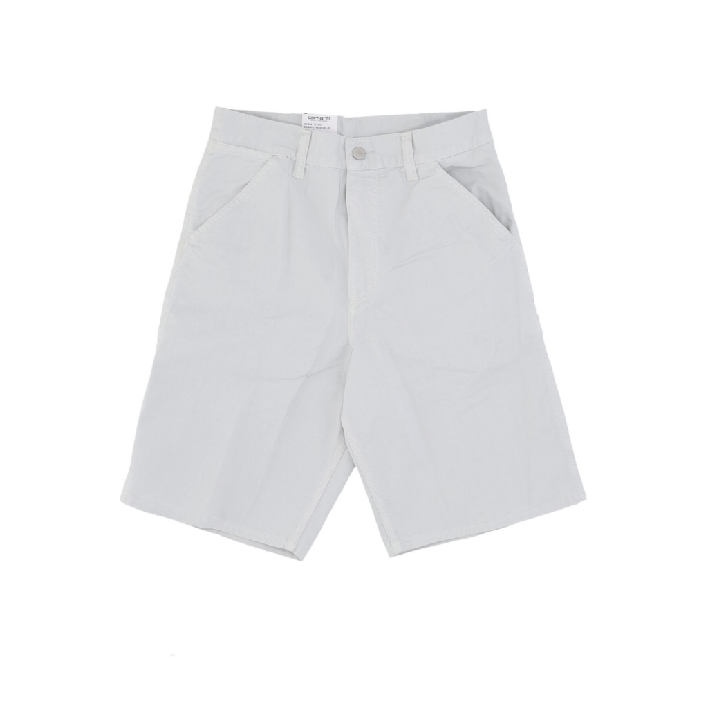 pantalone corto uomo single knee short SONIC SILVER GARMENT DYED