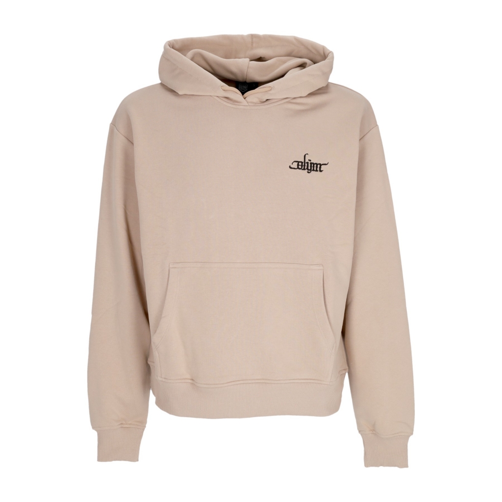 felpa leggera cappuccio uomo hoodie x luca barcellona BEIGE