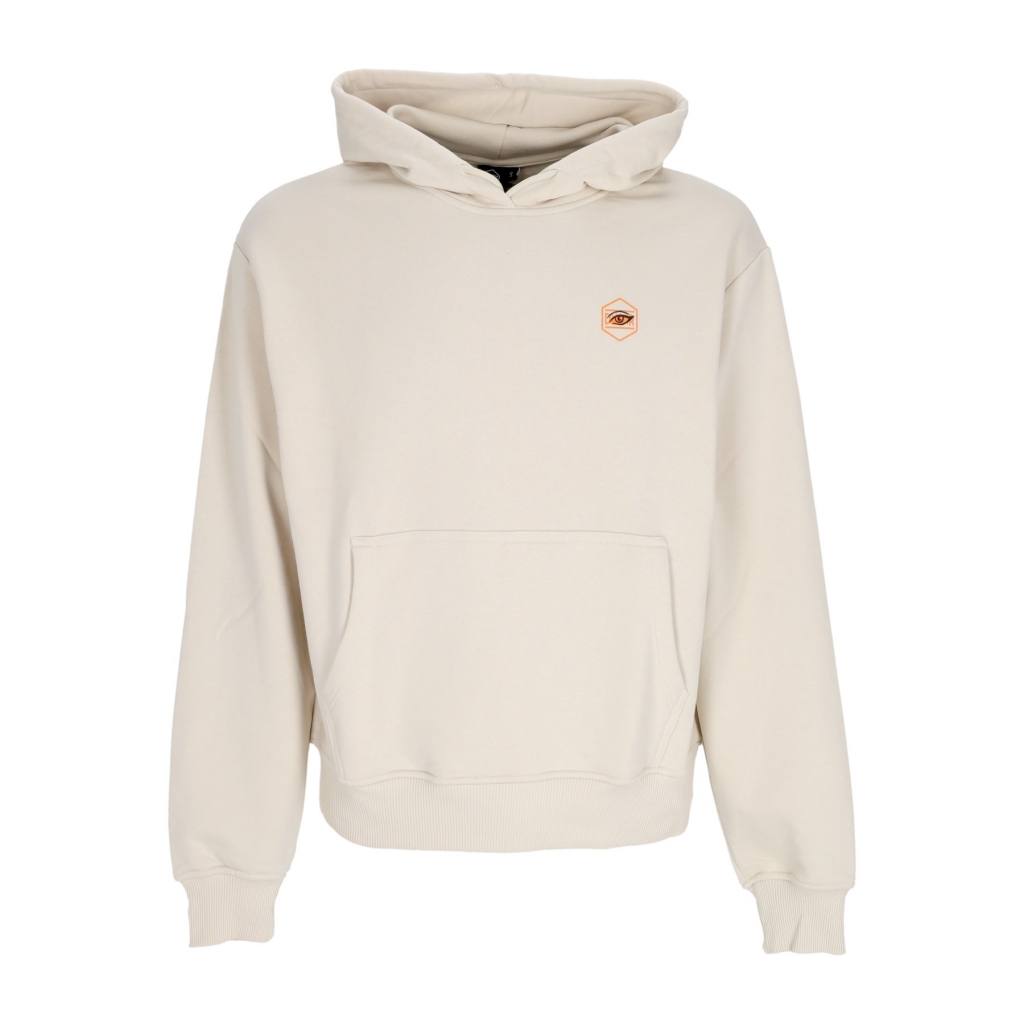 felpa leggera cappuccio uomo tuareg poster hoodie BEIGE