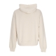 felpa leggera cappuccio uomo 3d box logo hoodie BEIGE