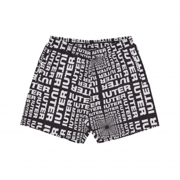 costume pantaloncino uomo optical swimtrunks BLACK