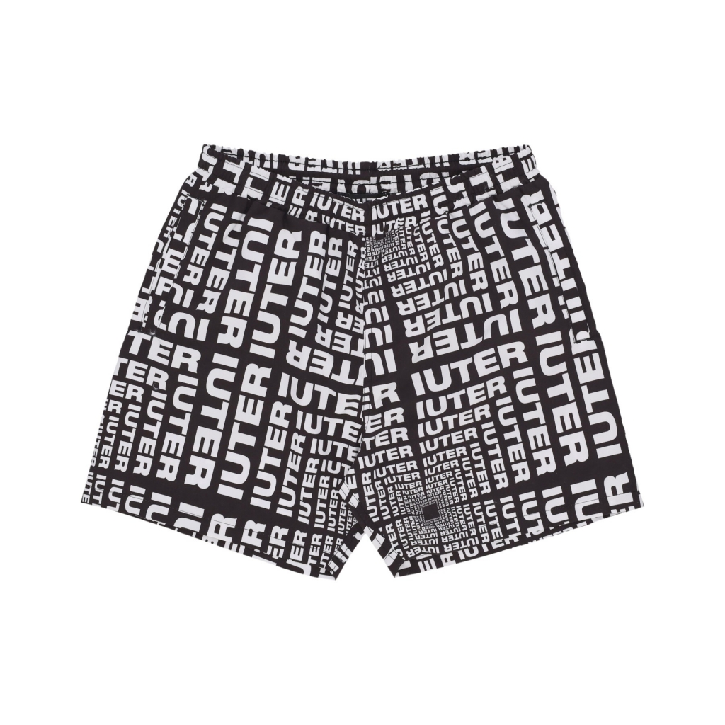 costume pantaloncino uomo optical swimtrunks BLACK