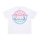 maglietta uomo shade logo tee WHITE