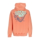 felpa leggera cappuccio uomo asap hoodie WASHED CORAL