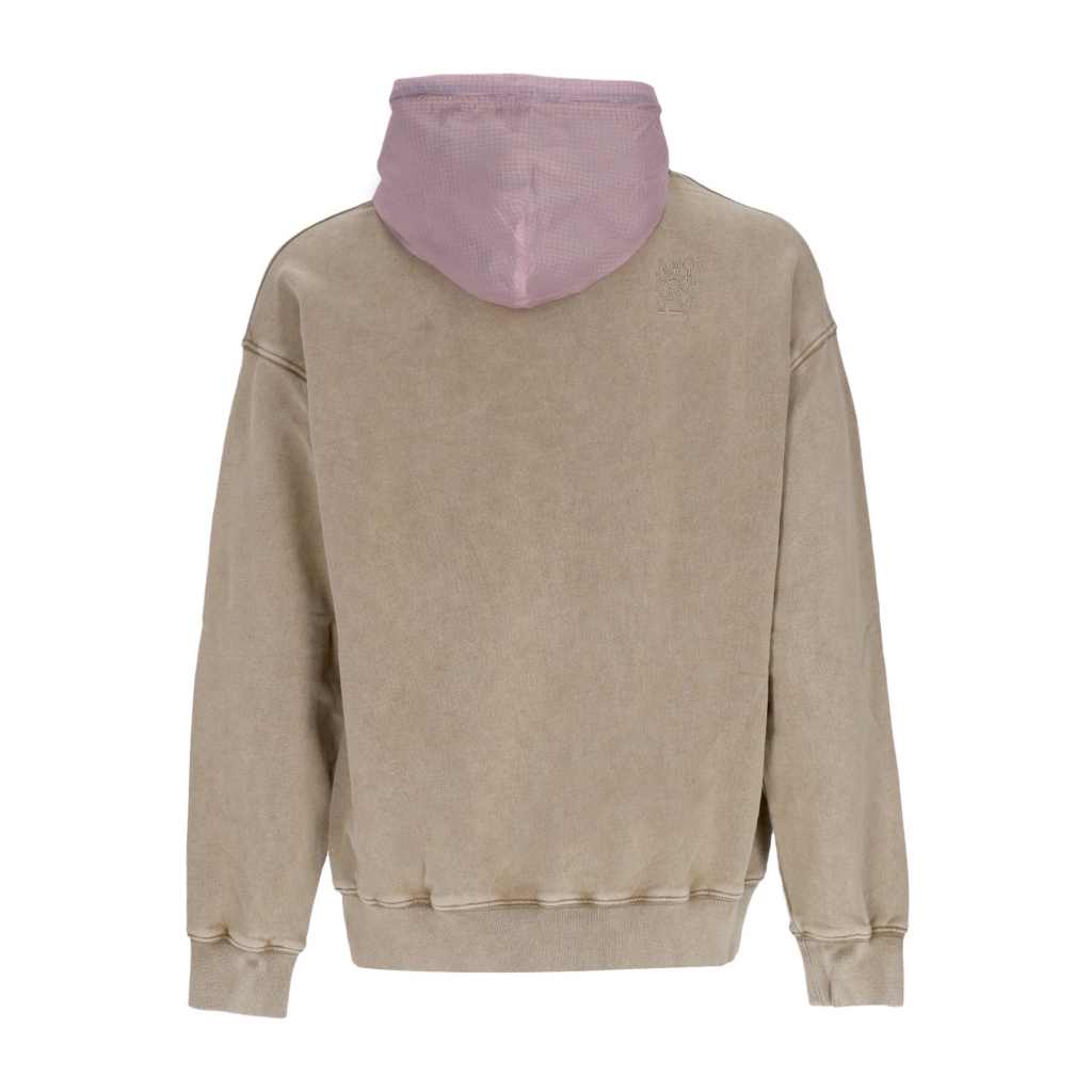 felpa leggera cappuccio uomo hike tech hoodie WASHED SAND