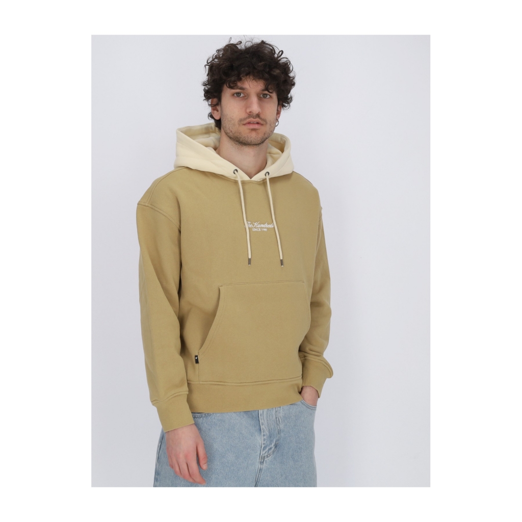 felpa cappuccio uomo rich pullover KHAKI