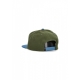 cappellino visiera piatta uomo team snapback GREEN