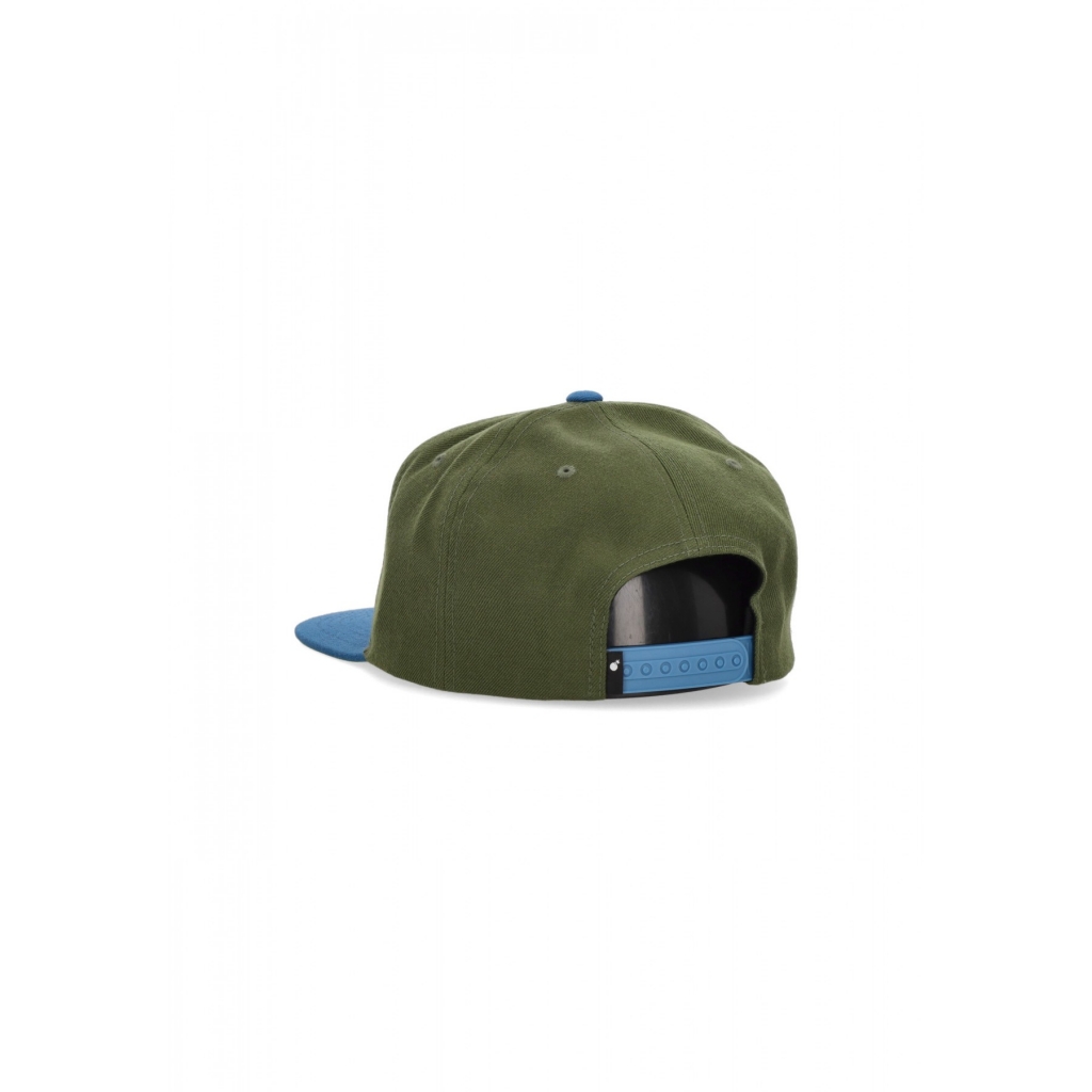 cappellino visiera piatta uomo team snapback GREEN