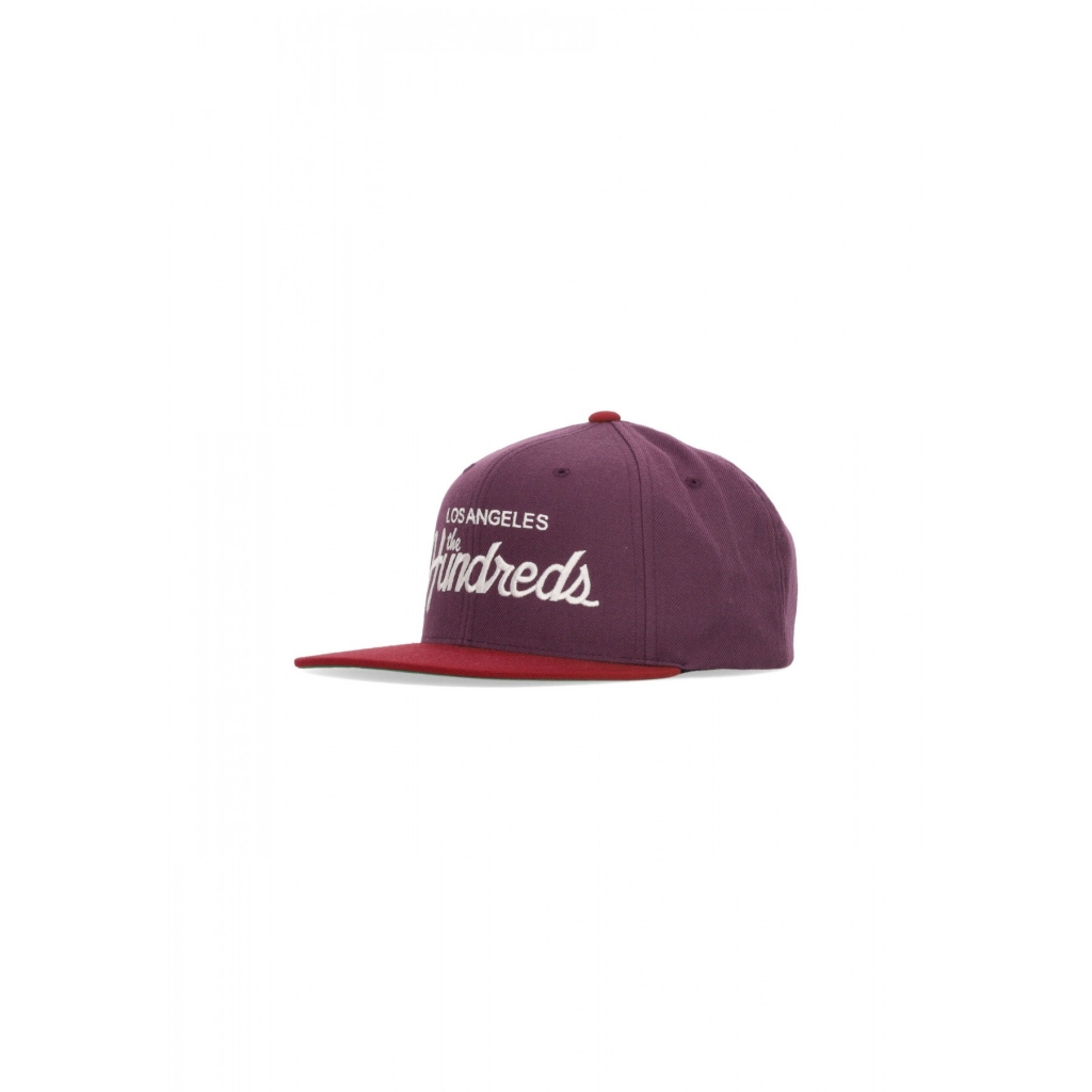 cappellino visiera piatta uomo team snapback PURPLE