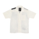 camicia manica corta uomo face woven OFF WHITE